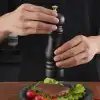 Akrilik Ahşap Baharat Değirmeni | Seramik Tuz Öğütücü 41 Cm (DCB-41)