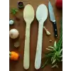 Ardıç Ağacı El Yapımı İkili Ahşap Kaşık Seti No:0