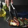 Barbekü Maşası Silikon 40 cm Siyah (BMS-40)