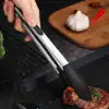 Barbekü Maşası Silikon 40 cm Siyah (BMS-40)