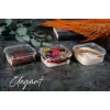 Elegant Şeffaf Plastik Kapaklı Kutu 270 cc - (450 ADET)