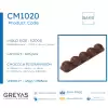 Polikarbon Bar Çikolata Kalıbı 43 gr | Cm-1020