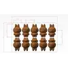 Polikarbon Labubu Çikolata Kalıbı 40 gr | Cm-4360