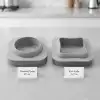 Silikon Mini Kare ve Yuvarlak Pasta Kalıbı 7 cm (2li Set)(3er adet)