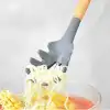 Silikon Spagetti Kaşığı Ahşap Sap (AKK-14)