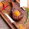 Steak Servis Bıçağı Ahşap Saplı 22 Cm (BD-STK)
