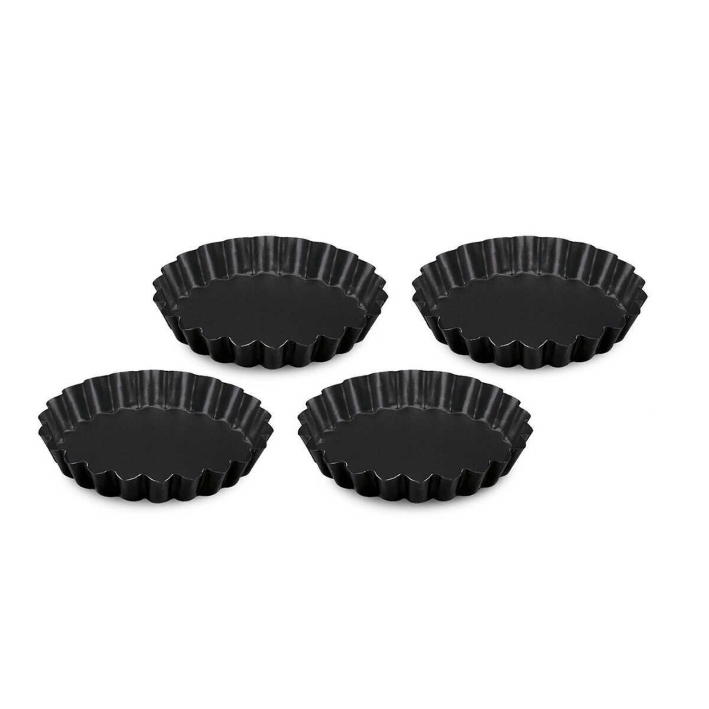 Guardini Gardenia Mini Tart Mould - 24cm Steel Non-Stick Tart Pan For Baking, Black - View #11