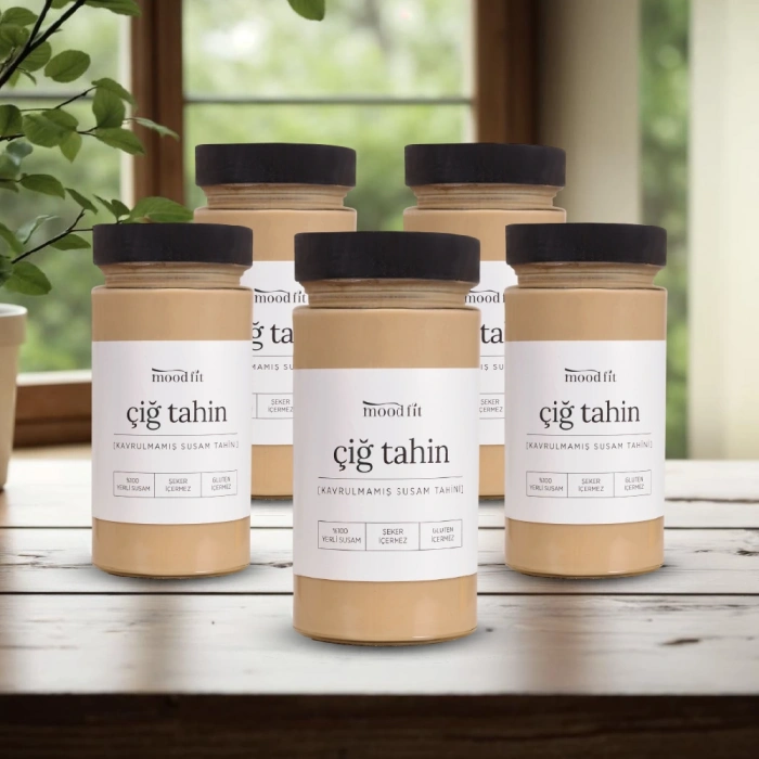 Raw Tahini (Made from Unroasted Sesame Seeds) 500 g. 5-Pack