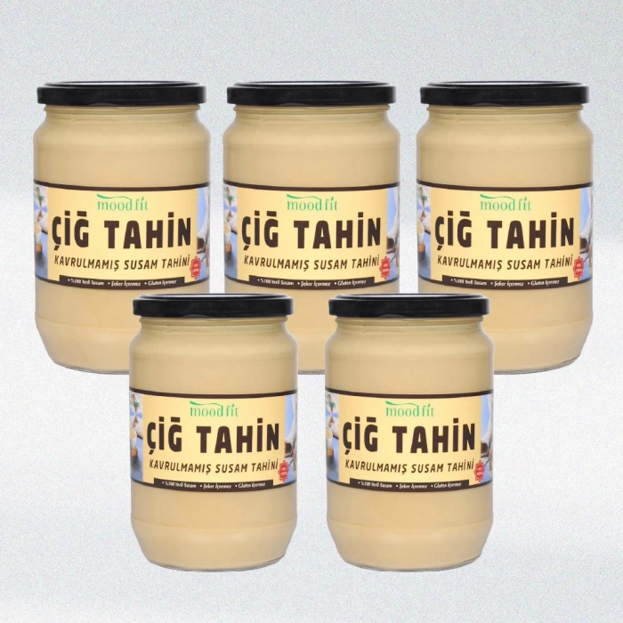 Çiğ Tahin (Kavrulmamış Susamdan) 700 gr. 5li Paket