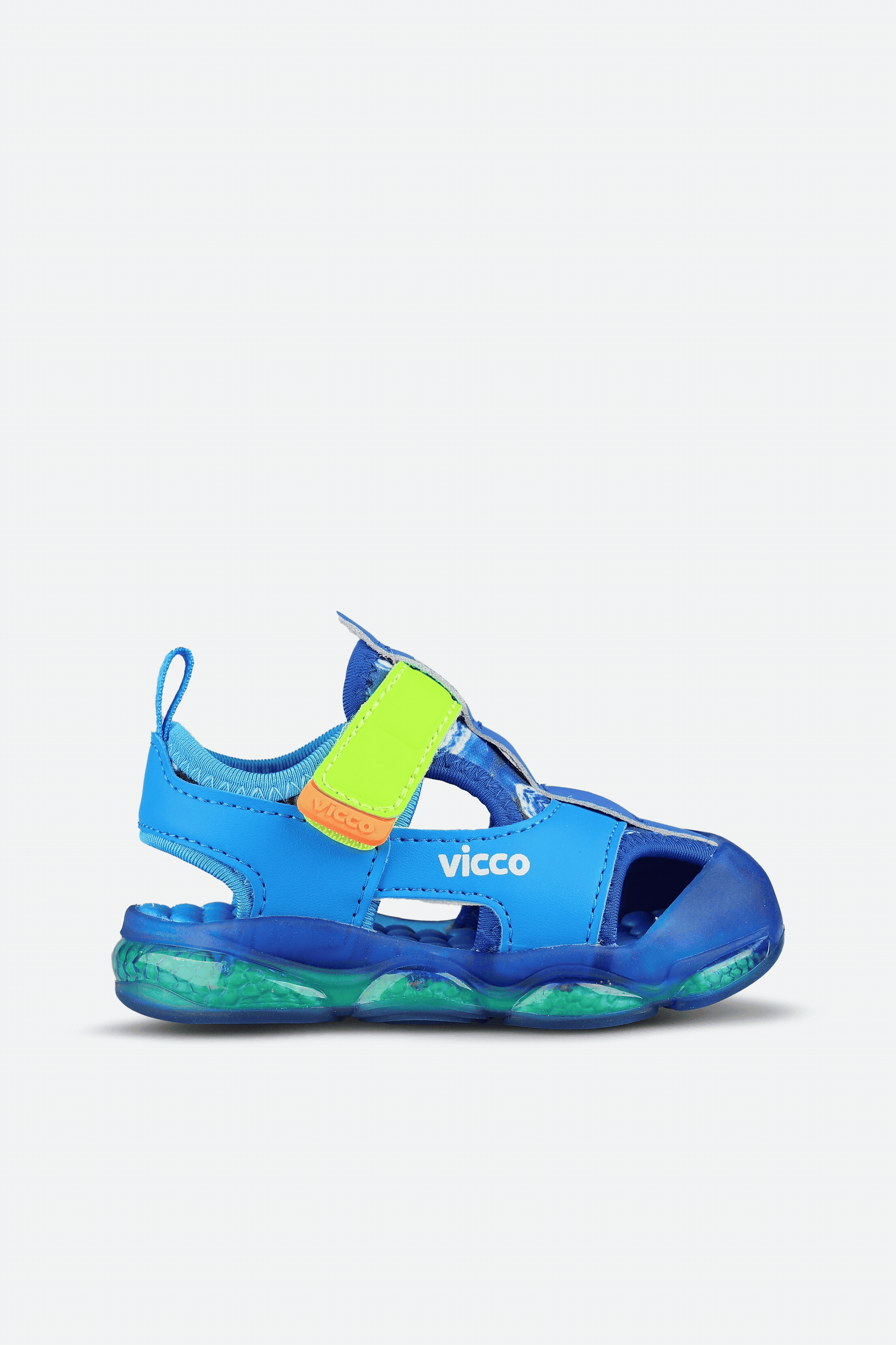 Vicco Live İlk Adım Bebek Ortopedik Işıklı Çocuk Spor Sandalet PUDRA