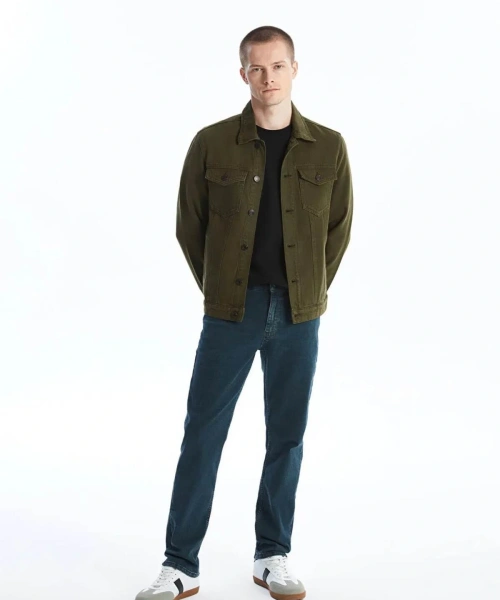 LCW Jeans Yeşil 779 Regular Fit Erkek Jean Pantolon
