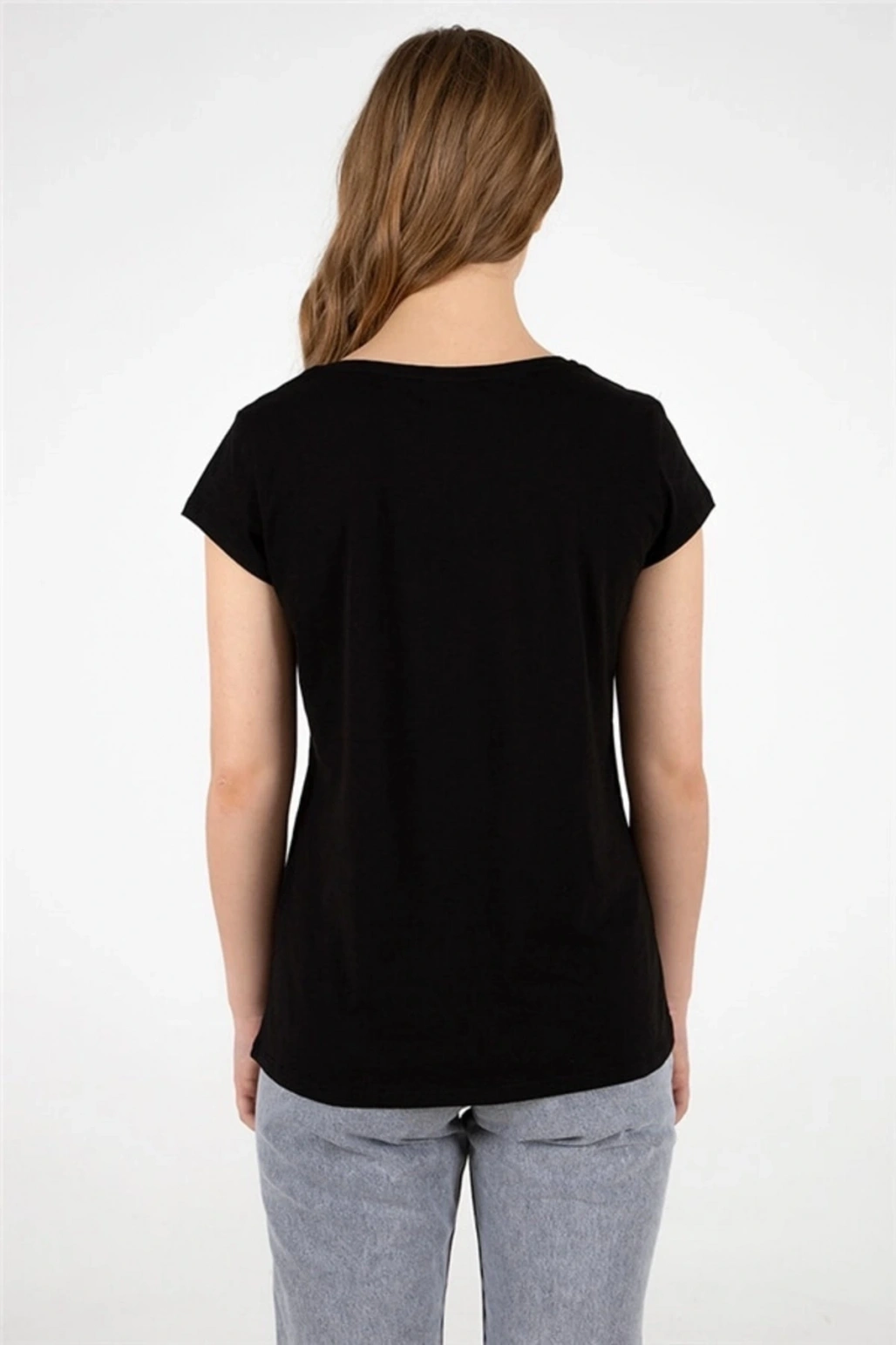 22y0002k1 Kadın T-shirt Siyah
