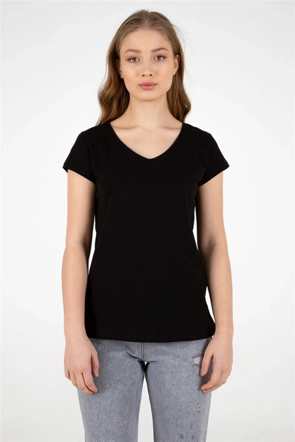 22y0002k1 Kadın T-shirt Siyah