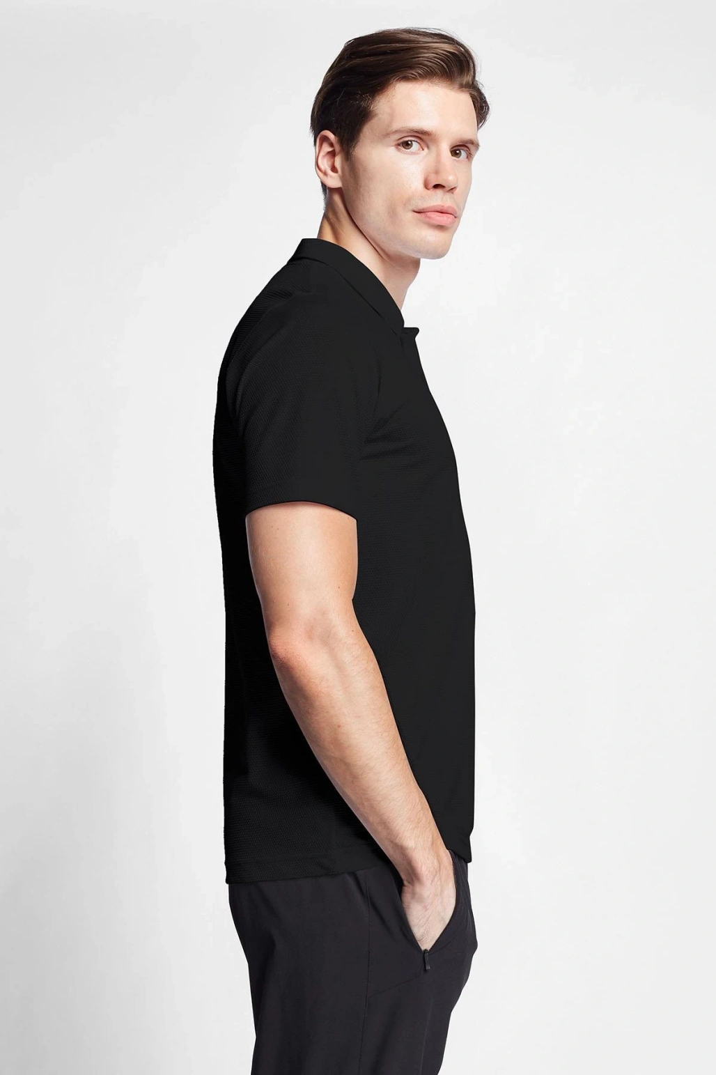 24s-1297-24b Erkek Kısa Kol Polo Yaka Tişört