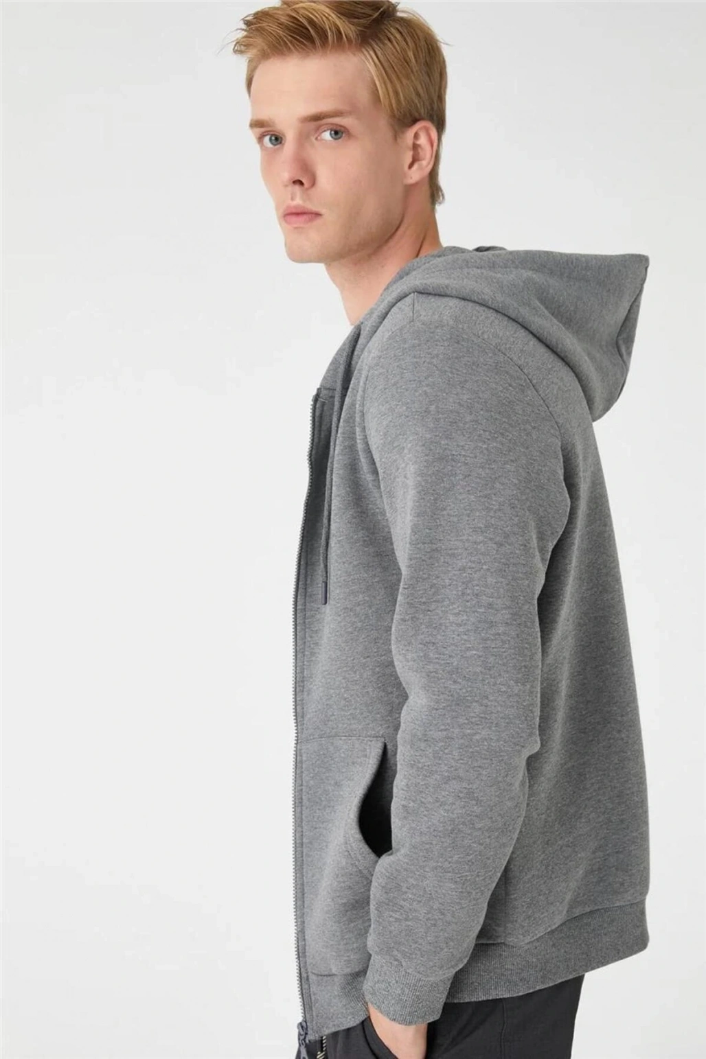 3wam70057mk Antrasit 931 Erkek Pamuk Jersey Sweatshirt