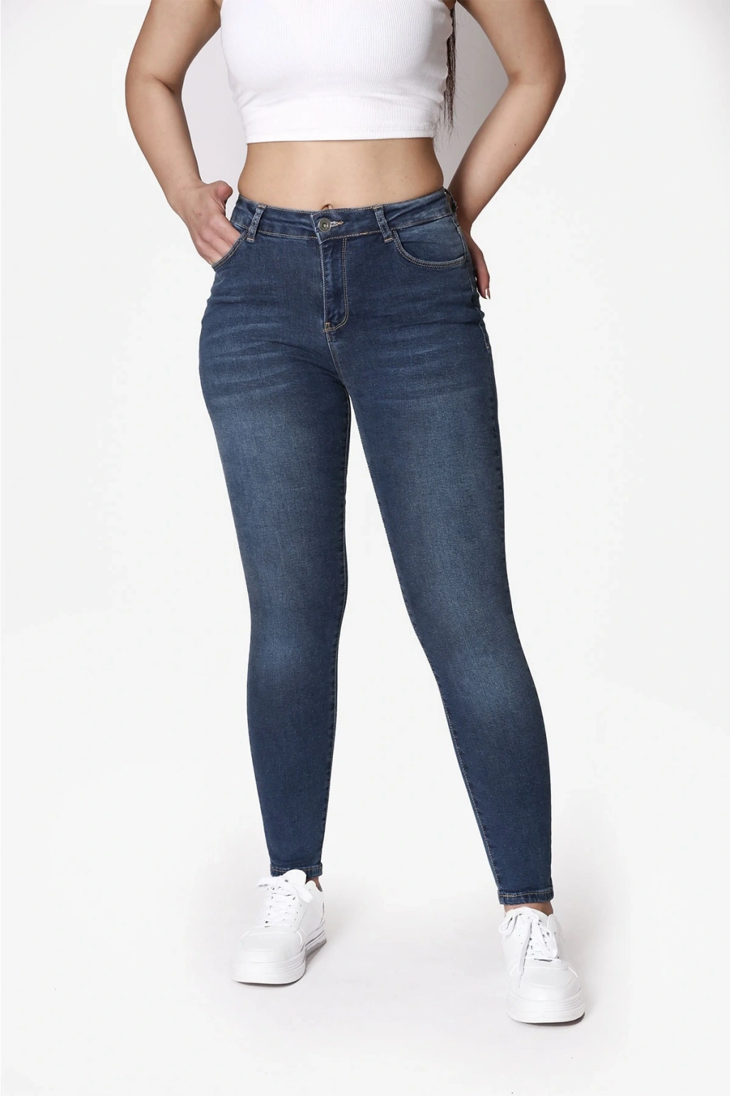 21y0565b1 Kadın Jean Pantolon