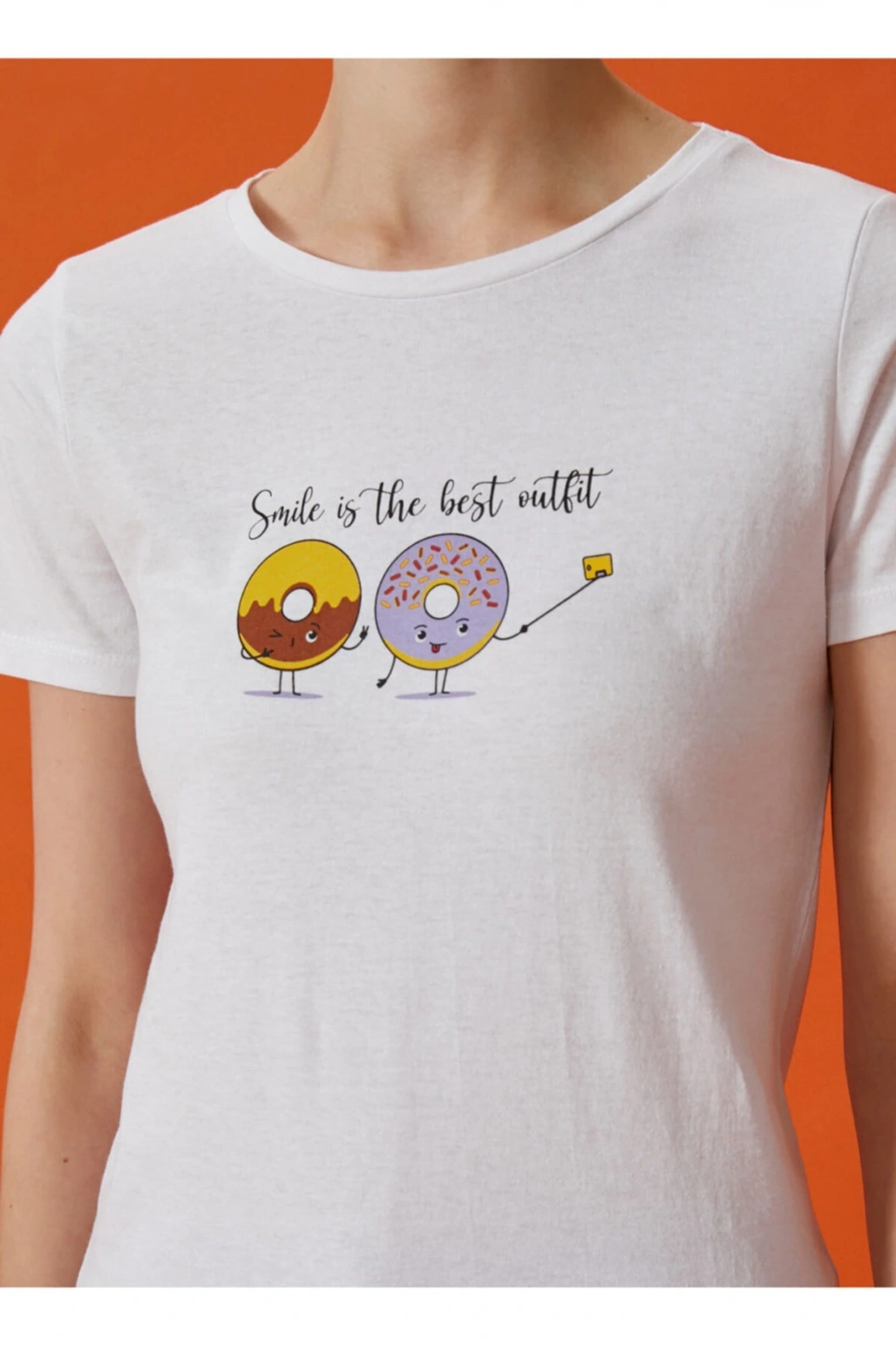 T-shirt, M, Koyu Beyaz