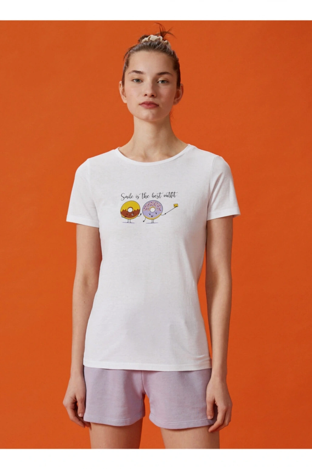 T-shirt, M, Koyu Beyaz