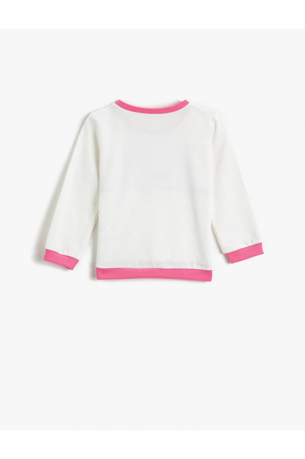 Baskılı Bisiklet Yaka Sweatshirt