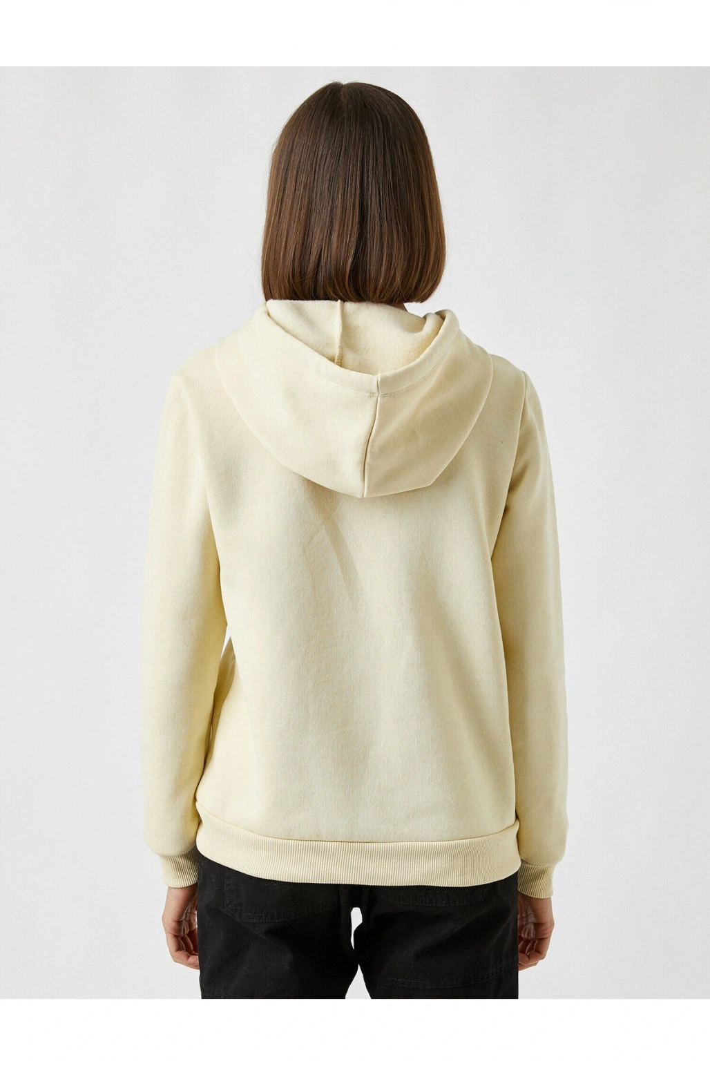 Baskılı Kapüşonlu Sweatshirt