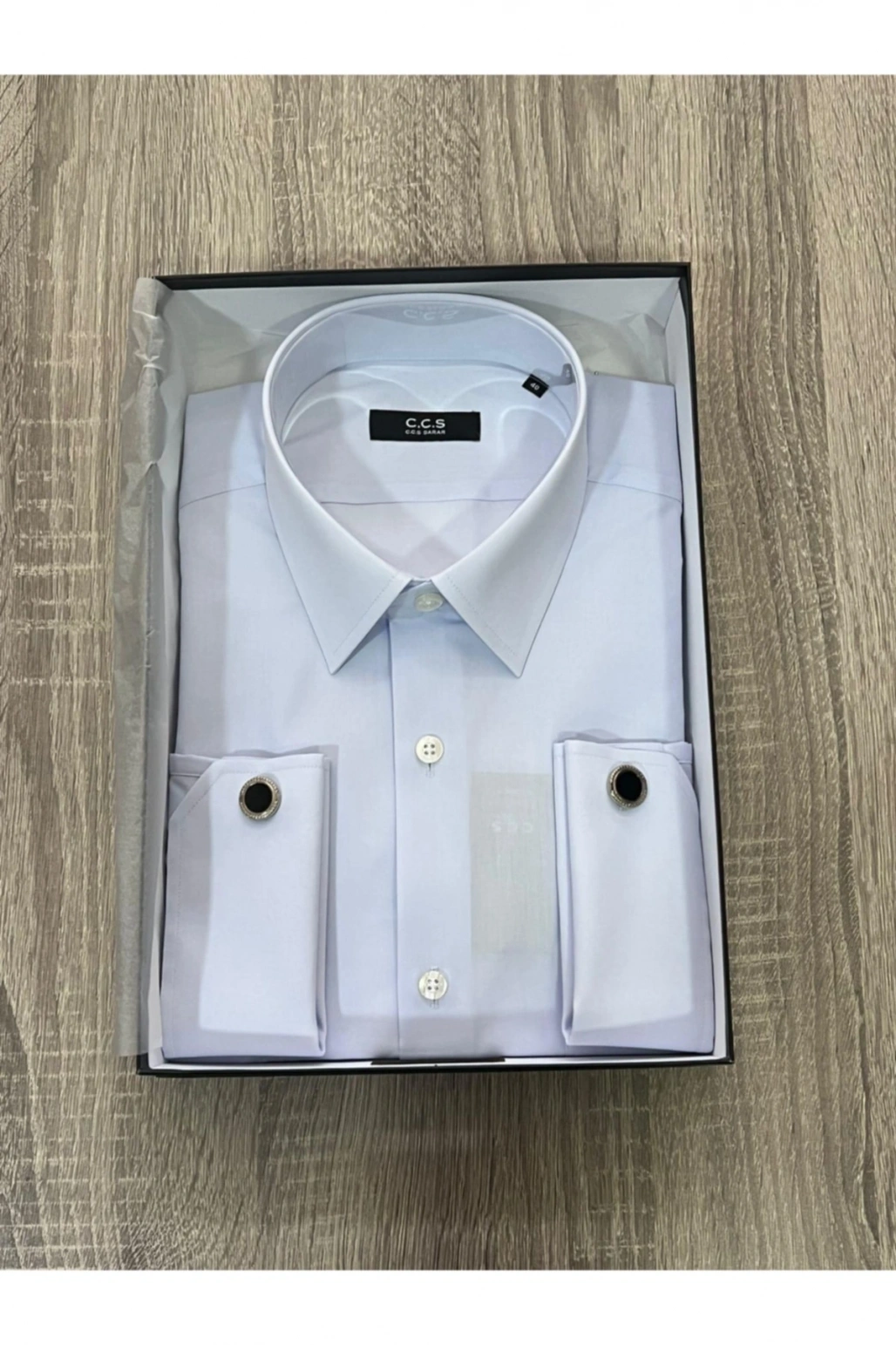 Frank Geniş Manşet Kol Düğmeli Gömlek