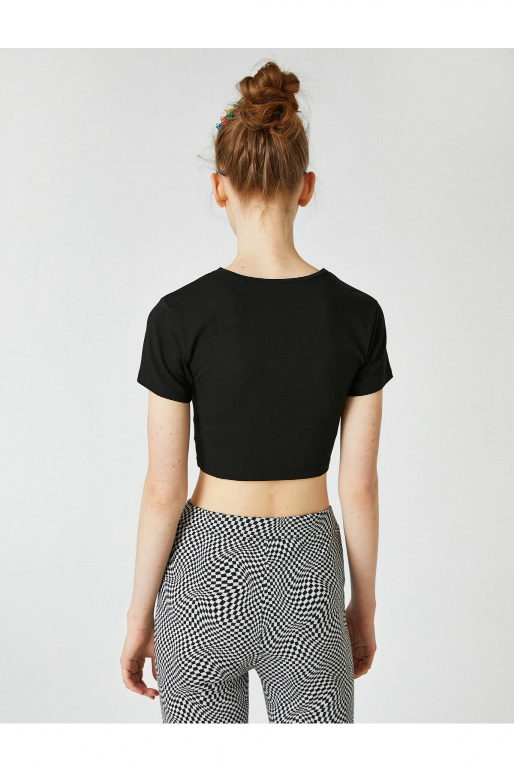 Kısa Kollu Crop Tişört