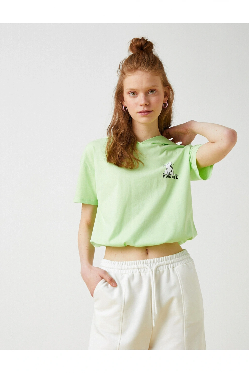 Kadın Yeşil/Mnt T-Shirt