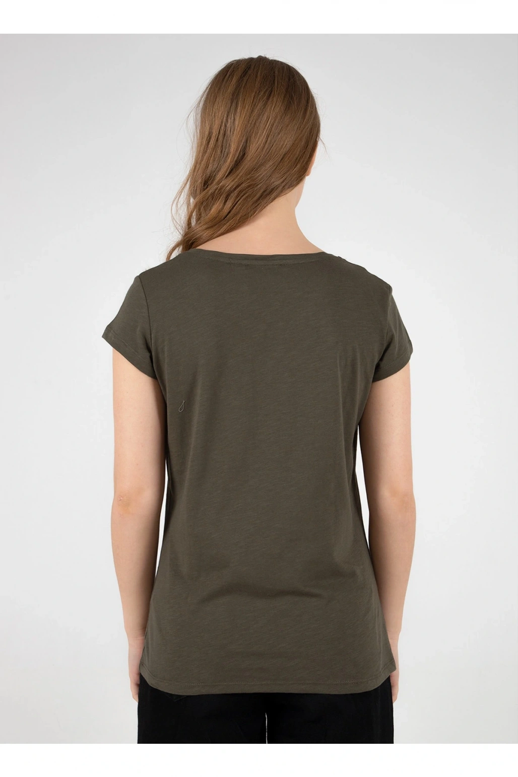 22y0147k1 Kadın T-shirt Beyaz