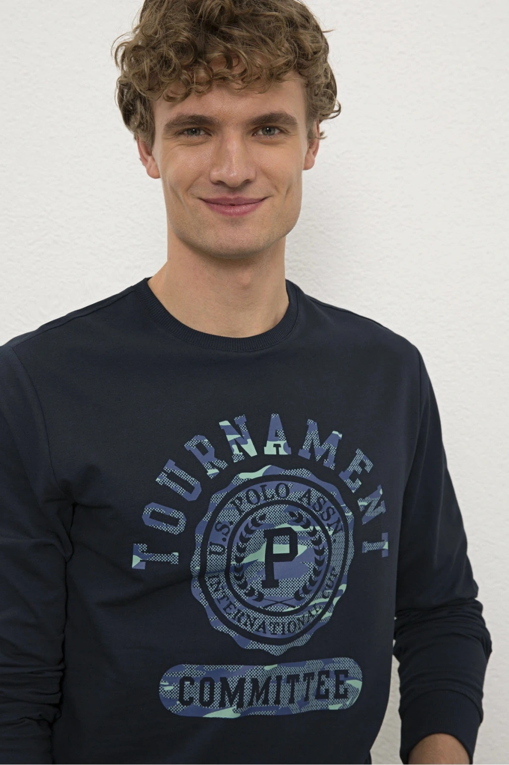 Lacivert Erkek Sweatshirt