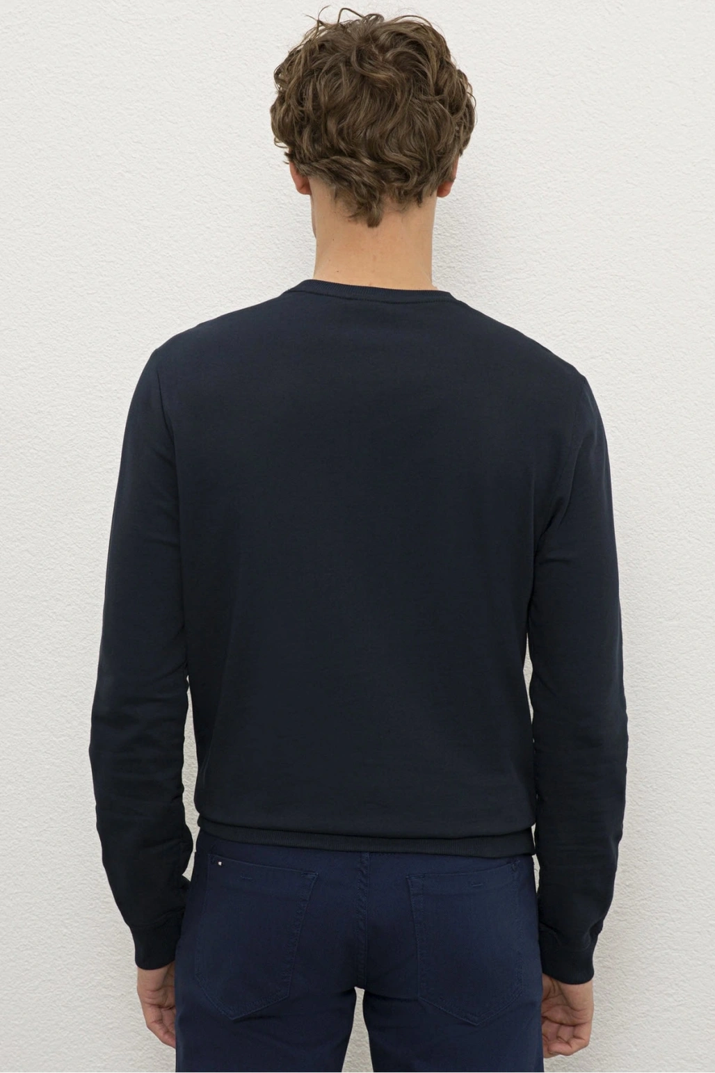 Lacivert Erkek Sweatshirt