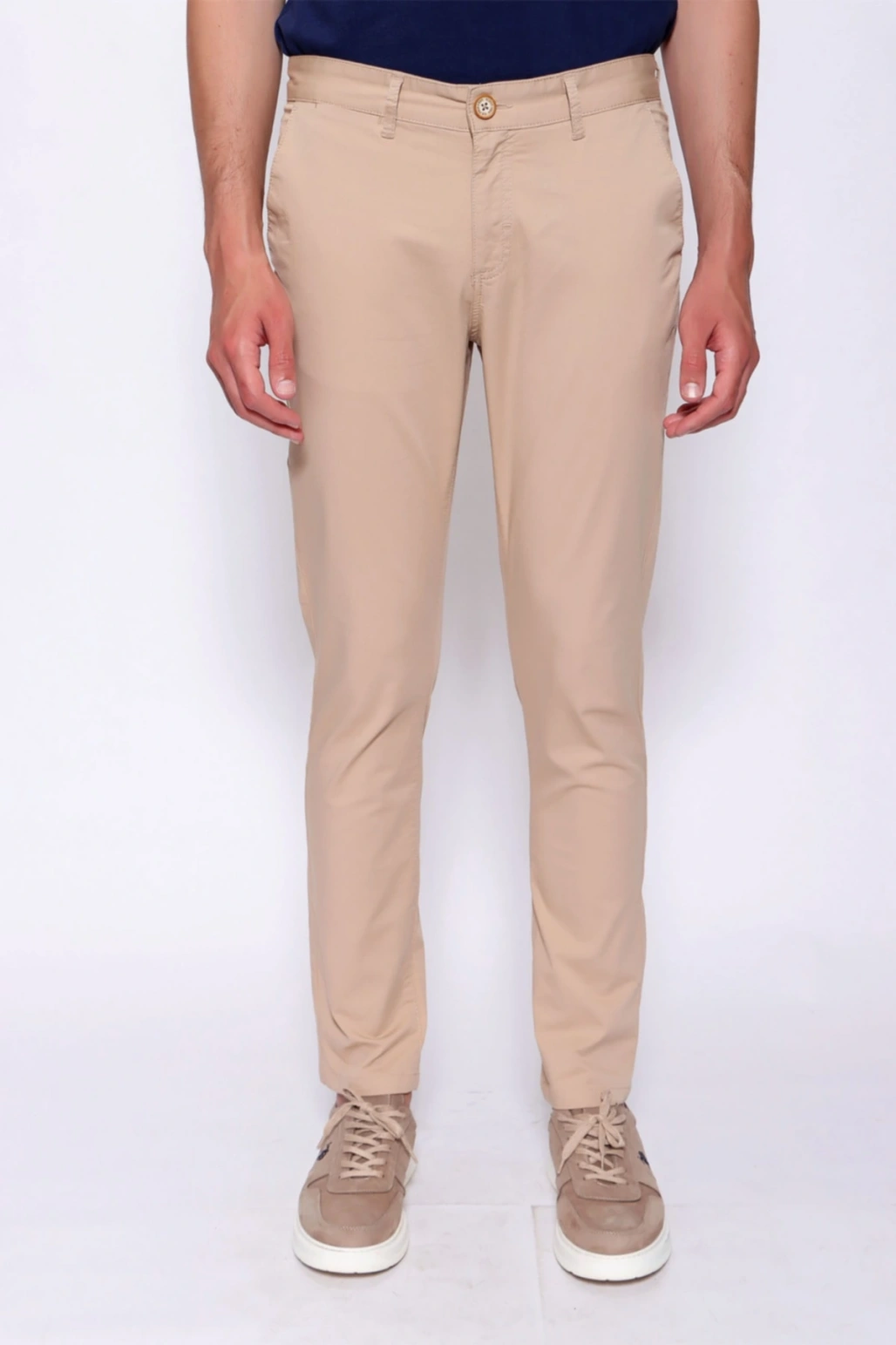 U.s Polo Assn. Erkek Kum Rengi Dokuma Silim Fit Pantolon