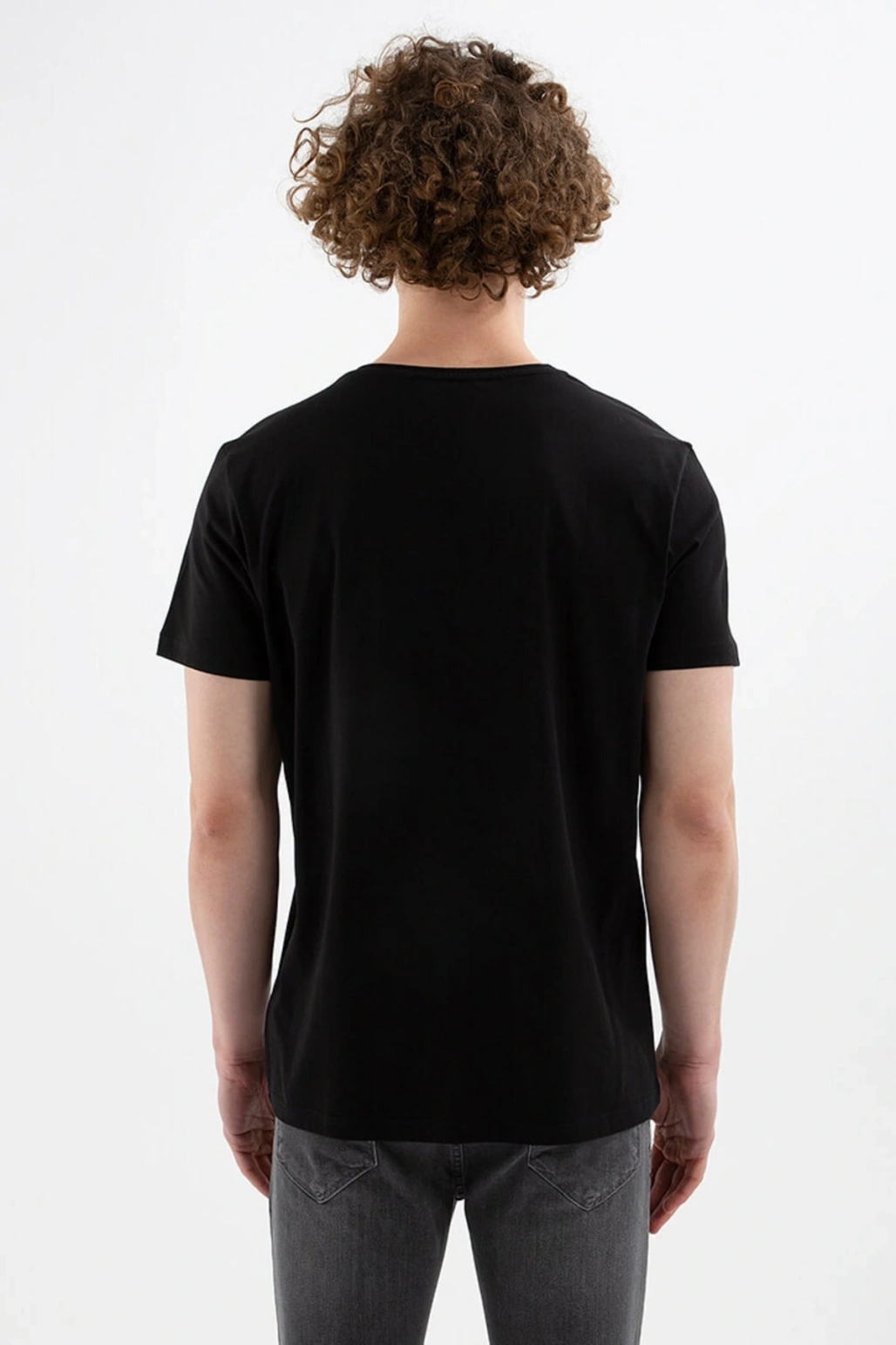 Baskılı Tişört Siyah