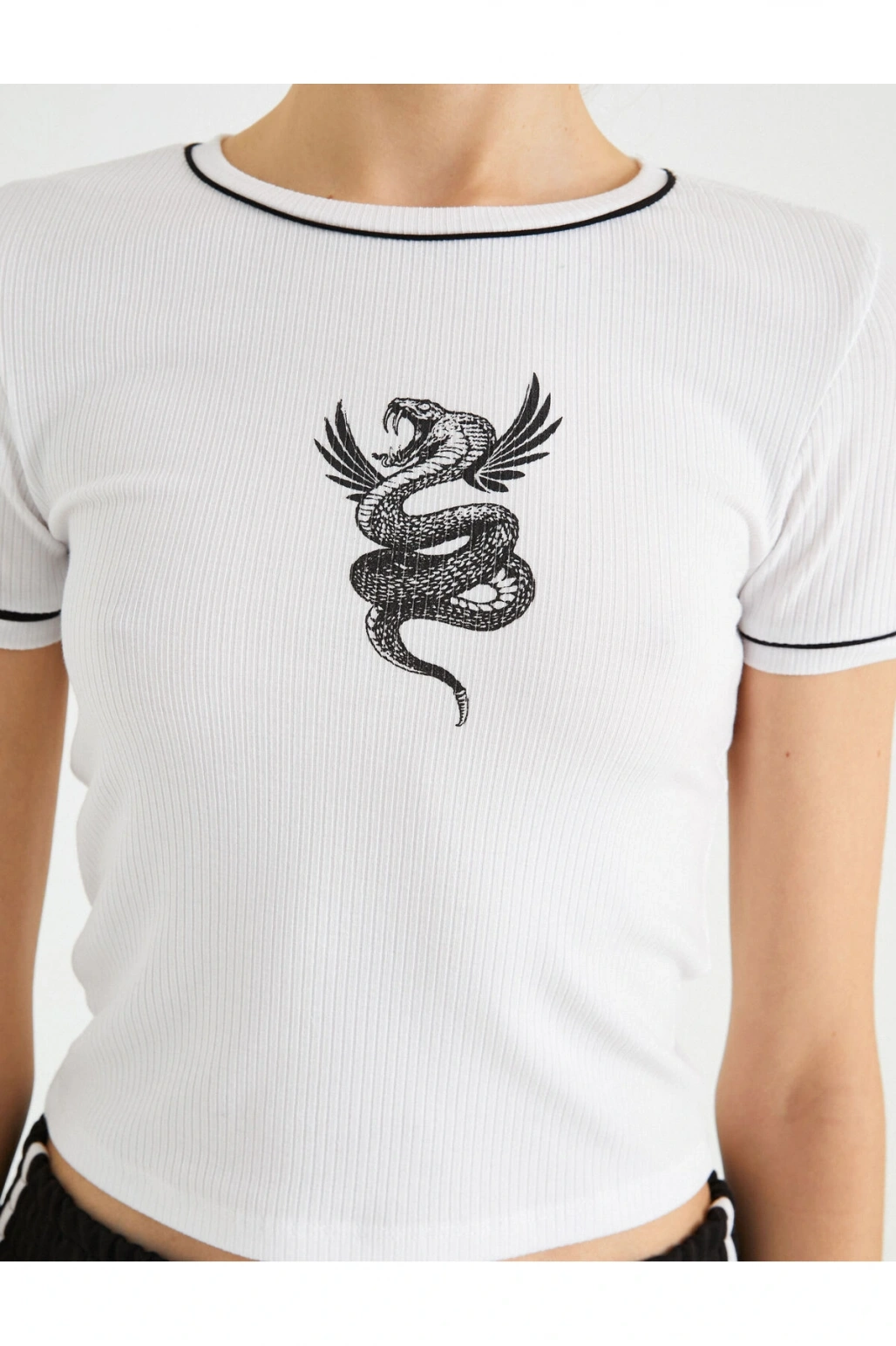 Kısa Kollu Baskılı Tişört