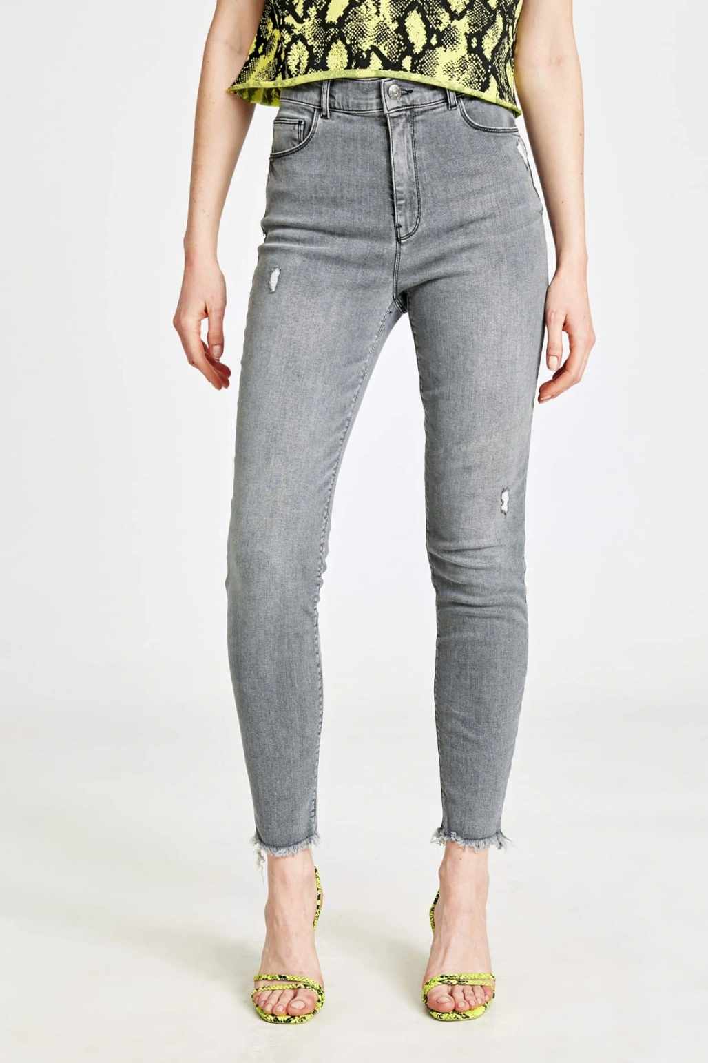 Kadın Gri Rodeo Pantolon 9W0160Z8