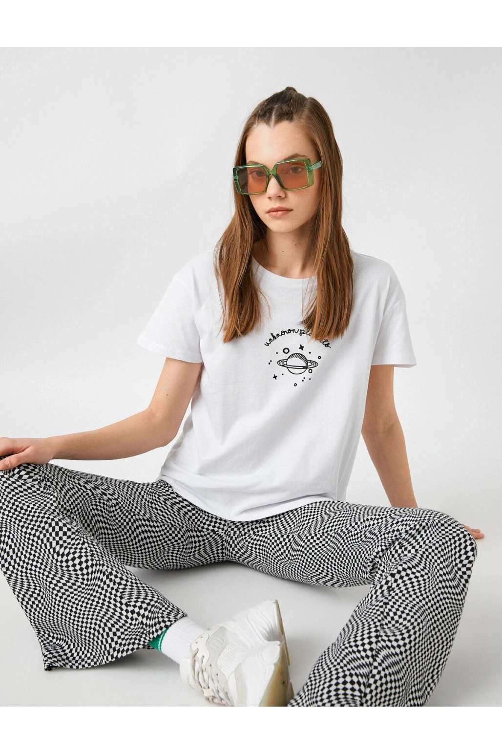 Bisiklet Yaka Kısa Kollu Tişört