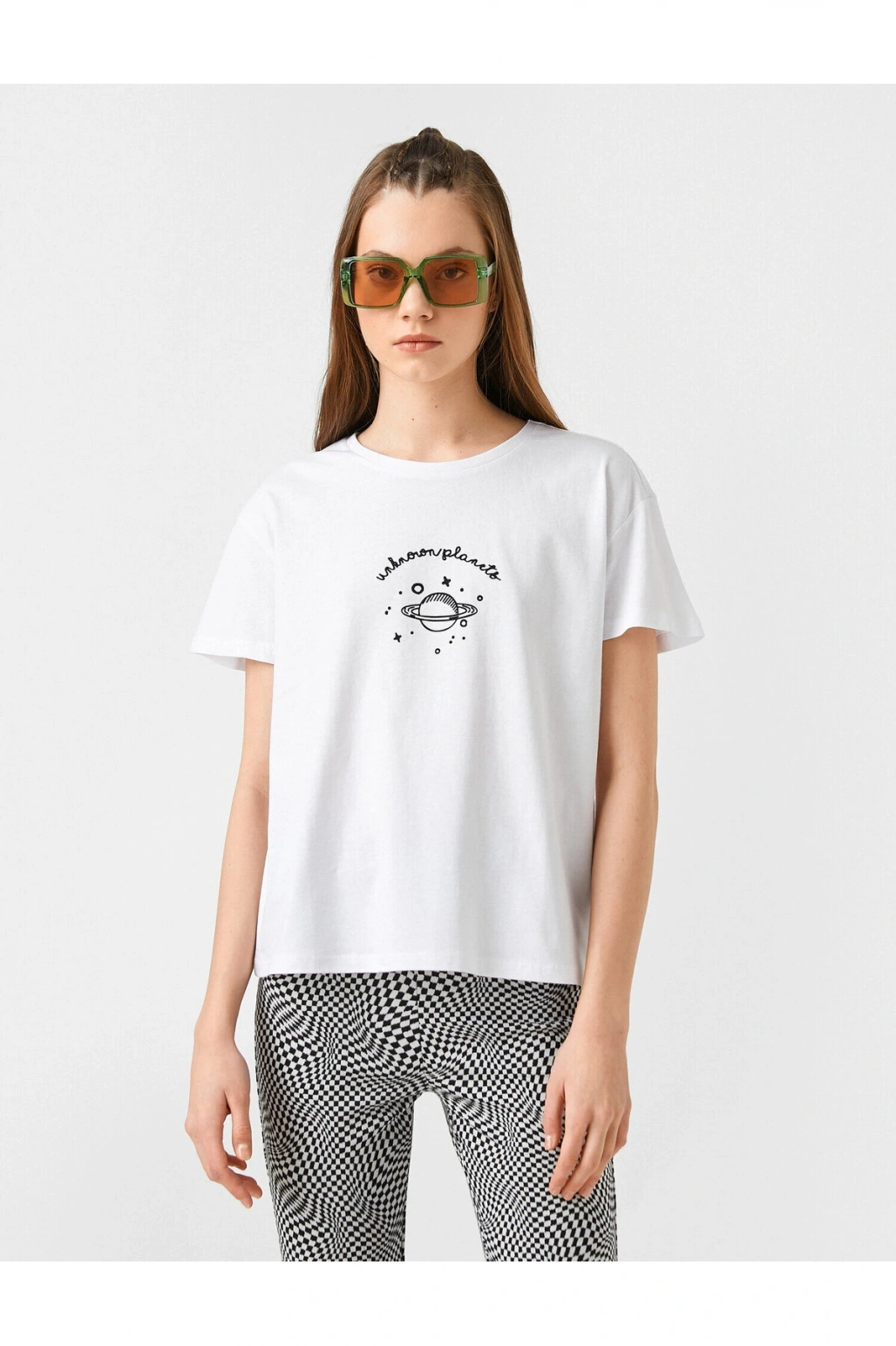 Bisiklet Yaka Kısa Kollu Tişört