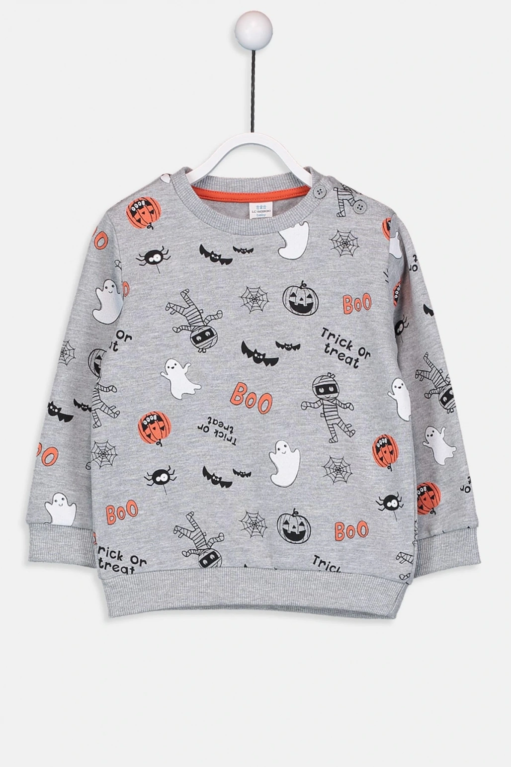 Siyah Erkek Bebek Sweatshirt