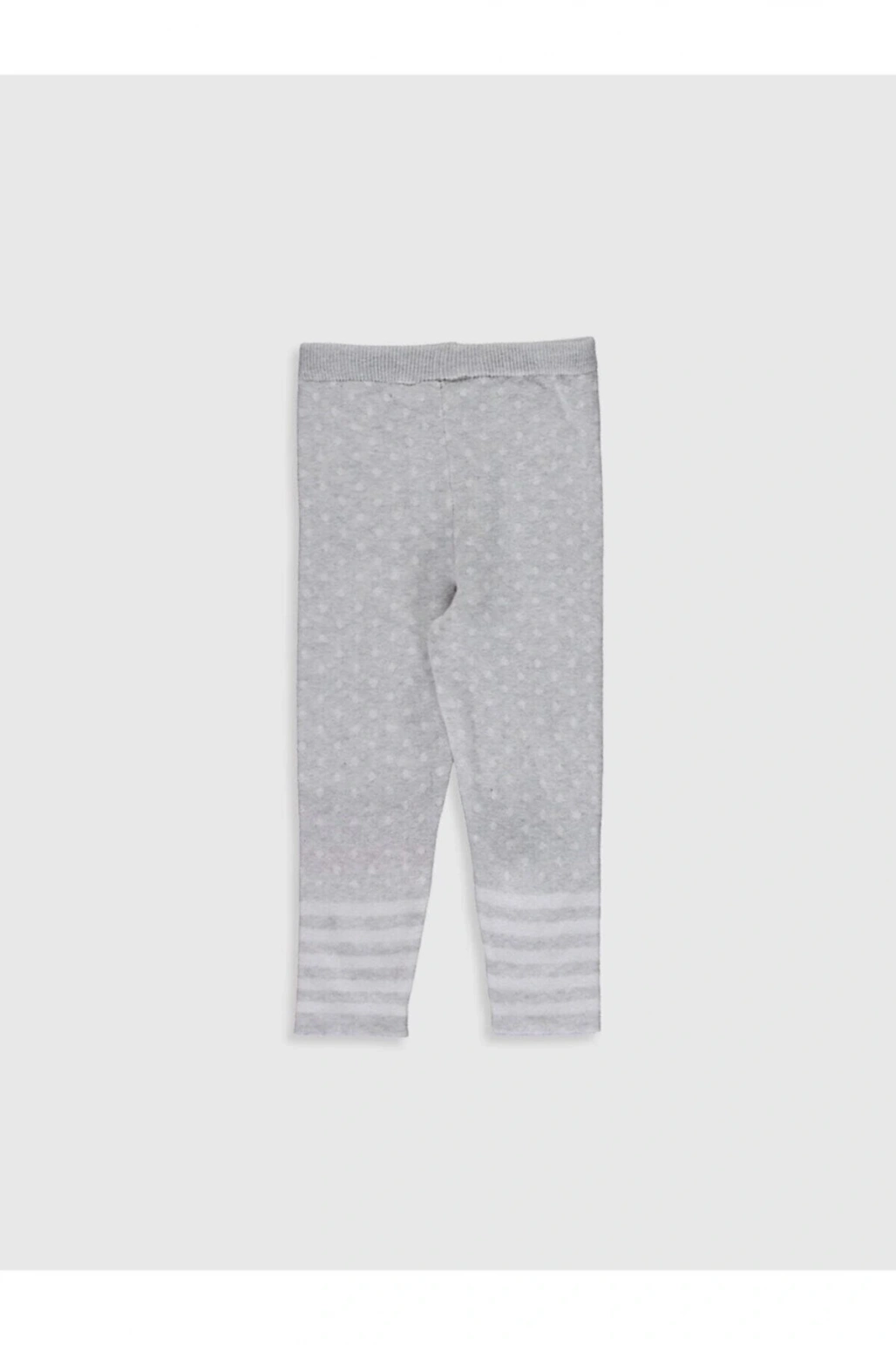Kız Bebek Açık Gri Melanj Dd0 Tayt