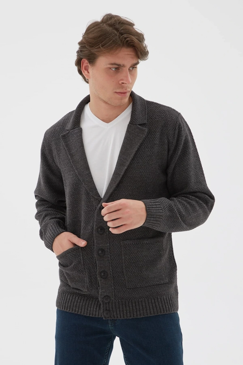 Triko Ceket Antrasit / Anthracite