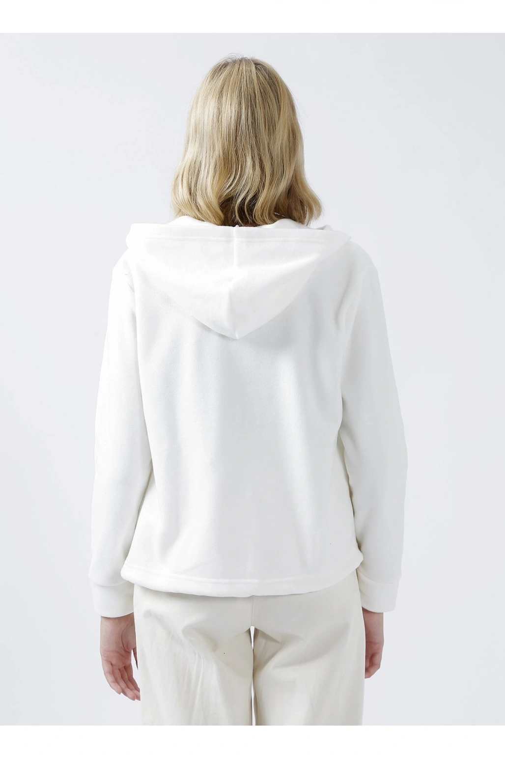 Ekru Kadın Sweatshirt