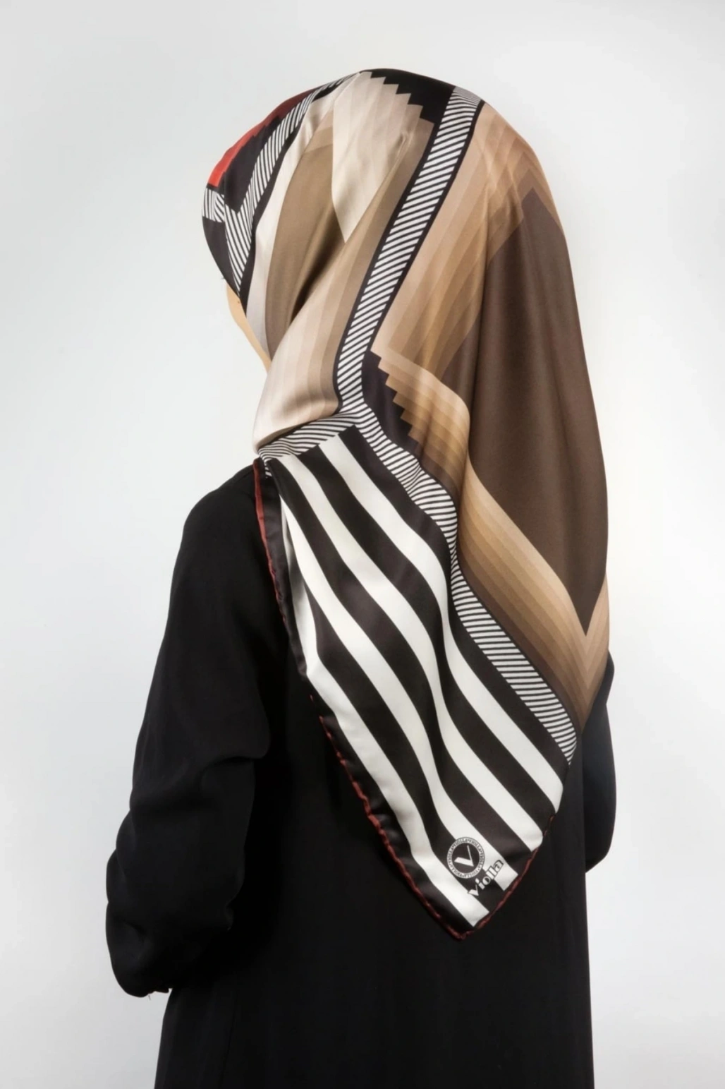 Kadın Twill Eşarp Bordo 90x90