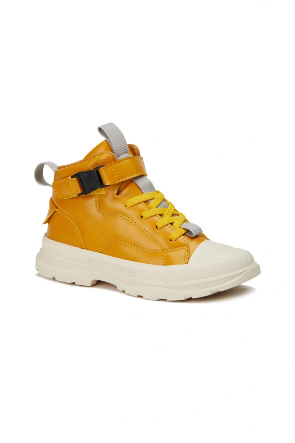 Bambu Tokalı Unisex Çocuk Sarı Bot