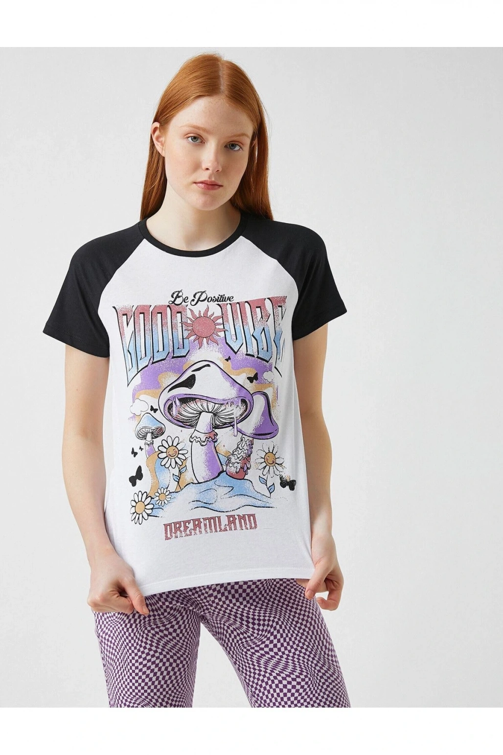 Kadın Ekru T-Shirt 2SAL10088IK