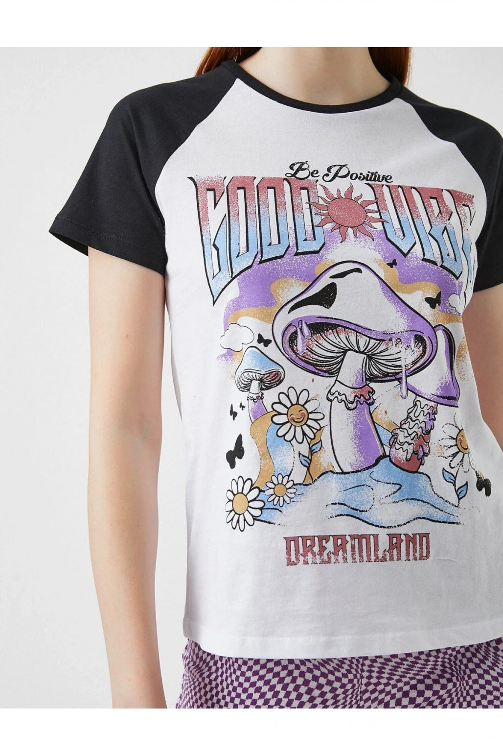 Kadın Ekru T-Shirt 2SAL10088IK