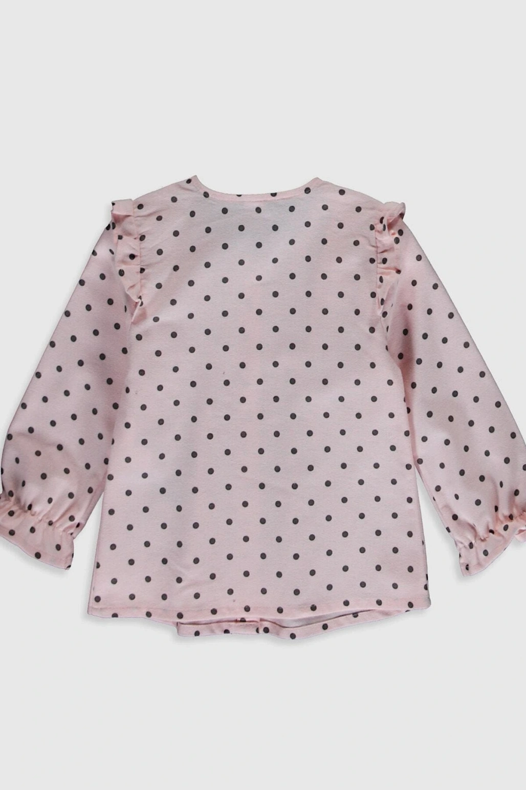 Kız Bebek Pembe Baskılı Lt4 Gömlek