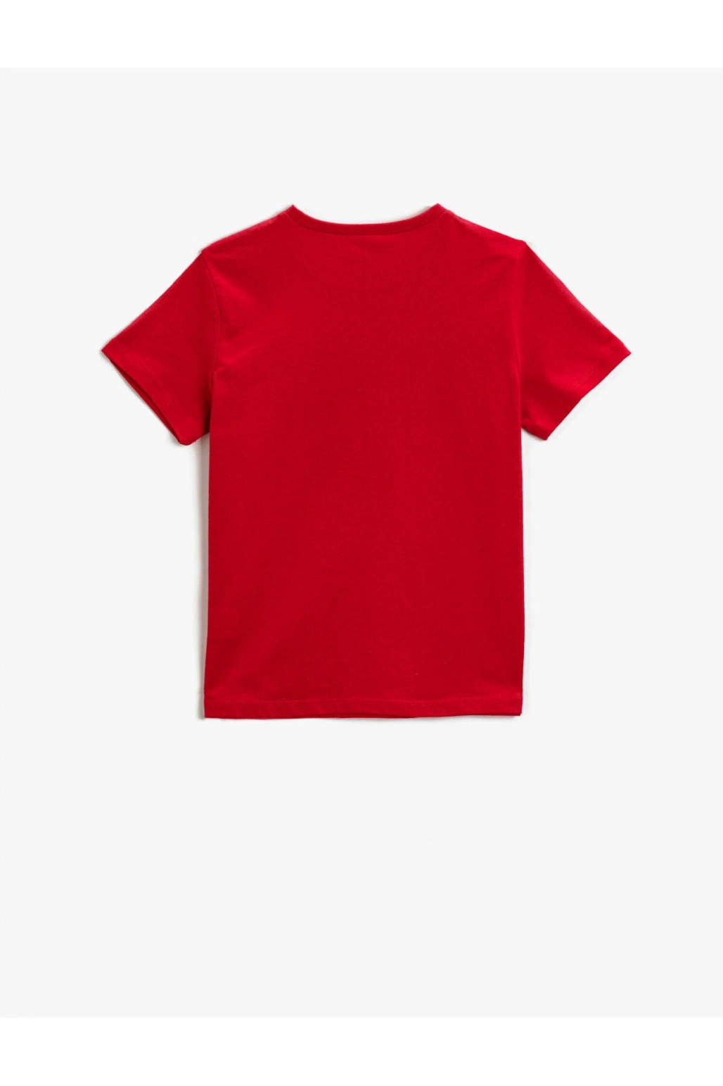 Erkek Çocuk Slogan Baskılı Kırmızı Tişört 2ykb16253ok