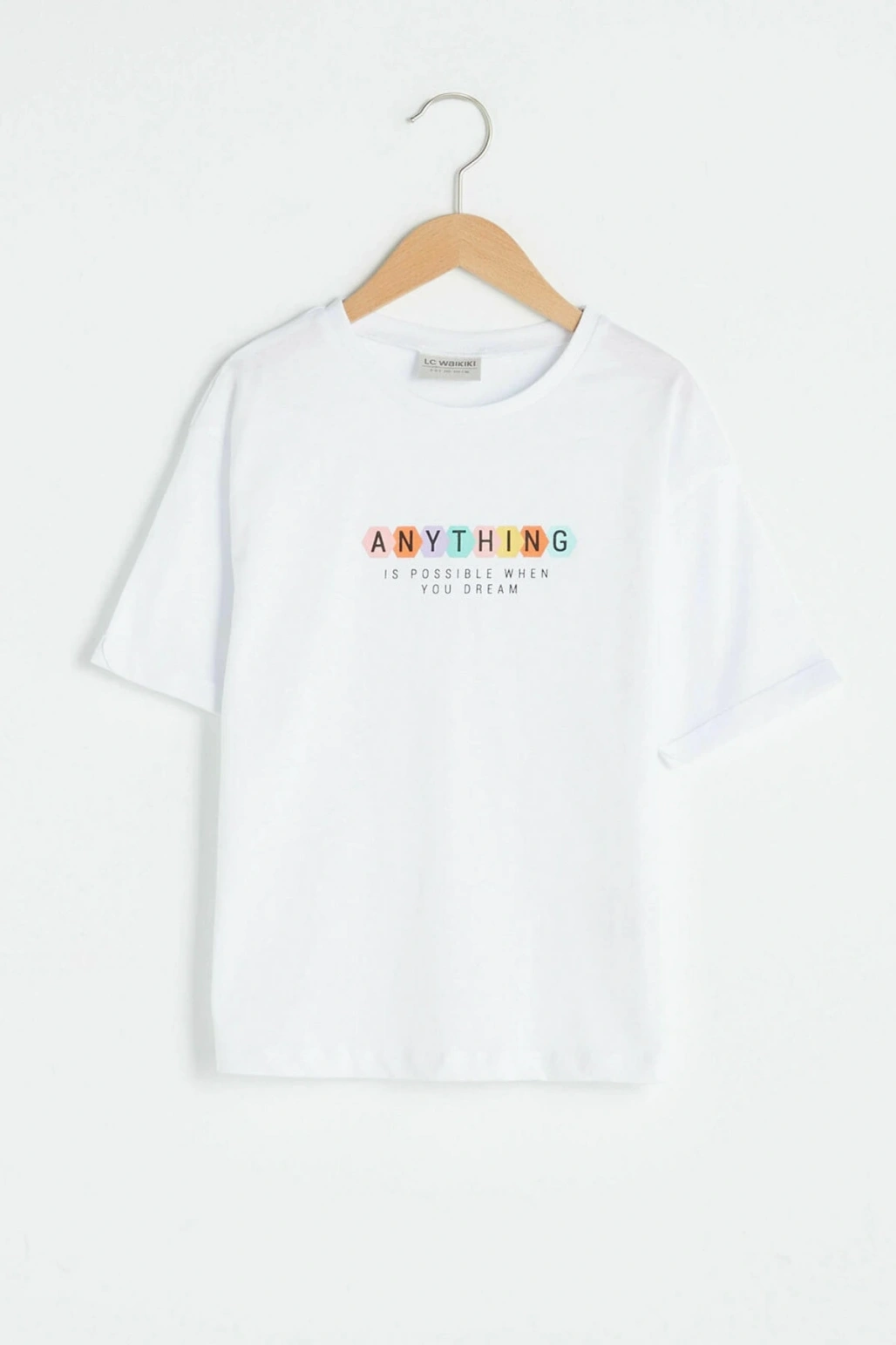 Kız Çocuk Optik Beyaz E5X T-Shirt