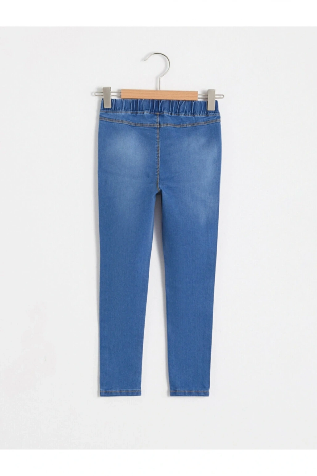 Kız Çocuk Mavi Düz Jean