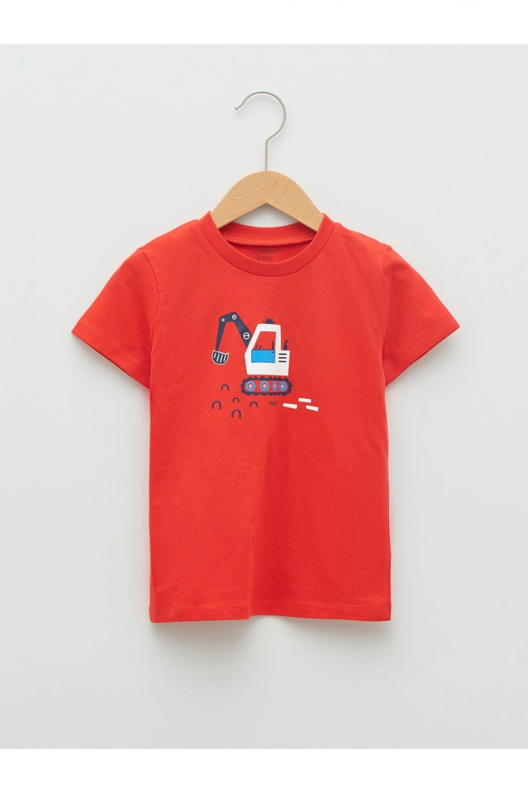 Bisiklet Yaka Kısa Kollu Baskılı Pamuklu Erkek Bebek Tişört Ve Pantolon 2li Takım