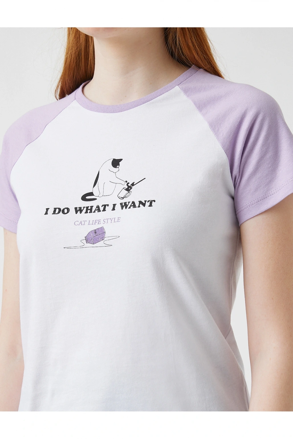 Kadın Ekru T-Shirt 2SAL10218IK